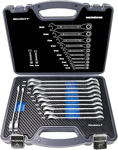 12 Llaves de carraca combinadas 8-19 mm por 39.95€