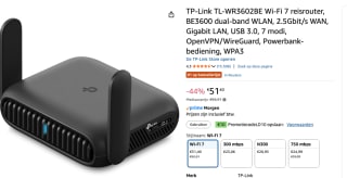 TP-Link TL-WR3602BE Wi-Fi 7 reisrouter voor €41,40 dmv code bij Amazon