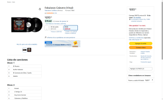 Vinilo Fabulosos Cadillacs por $695 | Oferta Amazon