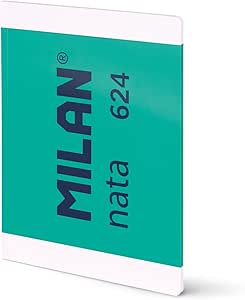 MILAN® Libreta A4 encolada, papel pautado a líneas, 48 hojas nata®, verde por 1,26€