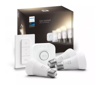 Pack PHILIPS HUE White E27 x3 + pont + tlc à 59,99€