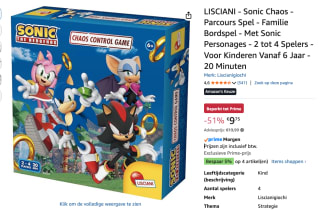 Lisciani sonic chaos control game voor €9,75 bij Amazon