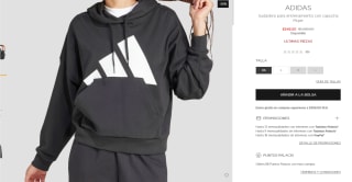 Sudadera Adidas para Entrenamiento con Capucha por $550 | El Palacio de Hierro