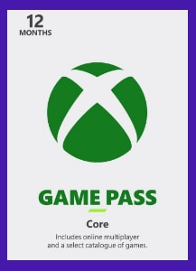 Xbox Game Pass Core clé Europe de 12 mois à 45,53€