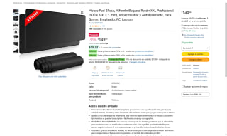 2 Mousepad DOXASIK XXL 80x30cm Negro por $150 | Amazon