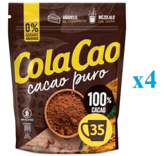 4 x ColaCao Cacao Puro sin Aditivos, 250g por 8.63€