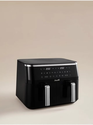 Scoville Black 9L Dual Basket Air Fryer. Free C&C