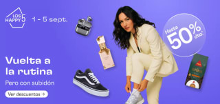 Vuelta a la Rutina oferta 50% + 15% EXTRA en tus compras en Miravia