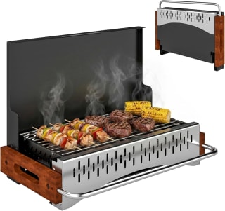 Outsunny Portable Folding Charcoal BBQ Grill for £27.54