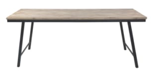 eettafel Mateo visgraat teakhout 200 x 90 cm voor €234,50 bij Karwei