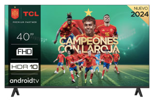 TV LED 40" TCL 40S54, Full HD Android TV, compatible Google Assistant por 145€