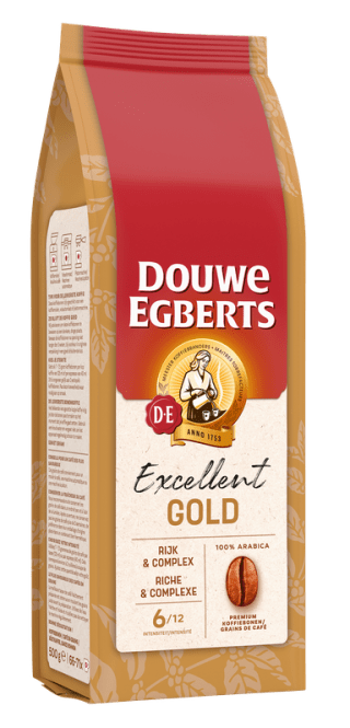 Douwe Egberts Premium Excellent Gold koffiebonen (4x 500 g) voor €34,95 bij iBOOD