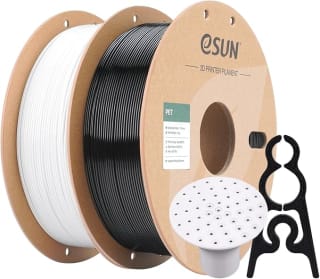 Filamento PET alta dureza 2KG negro blanco por 17.13€