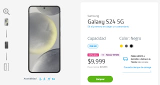 Samsung Galaxy S24 5G 256GB por $8,999 | Movistar