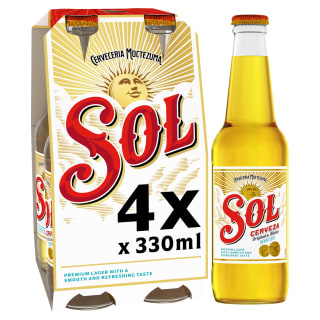 Sol Cerveza Original de Mexico 4x330ml for £2.25 at Tesco
