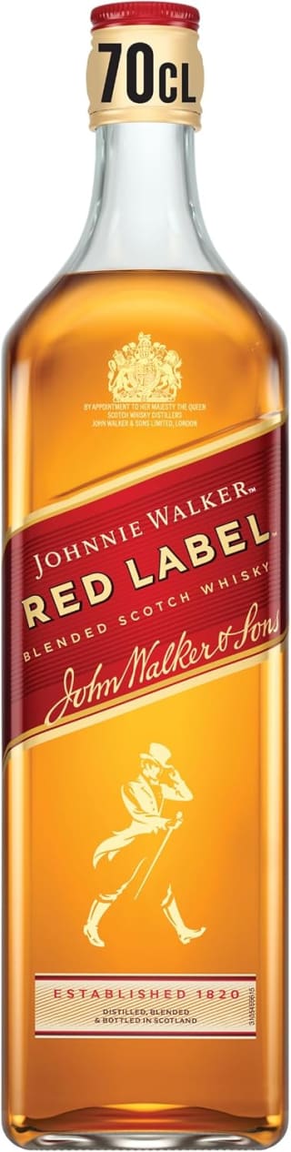 Johnnie Walker Red Label 70cl blended Scotch whisky for £18.50 at Amazon