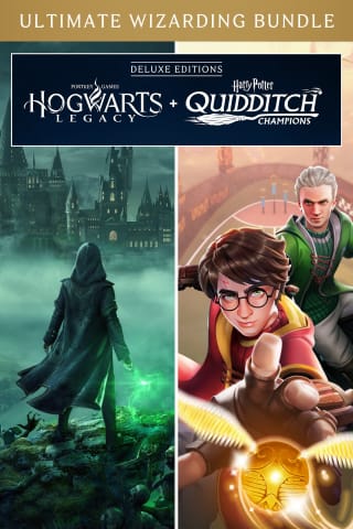 Hogwarts Legacy + Harry Potter: Campeones de quidditch Deluxe por $195 en Xbox