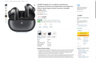 Audífonos Huawei FreeBuds Pro 5 por $2,484 | Oferta Amazon