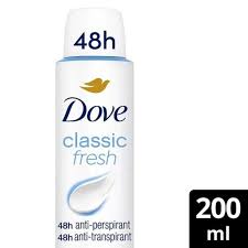 Dove Classic Fresh Deodorant 200ml £0.62 with 10% Off