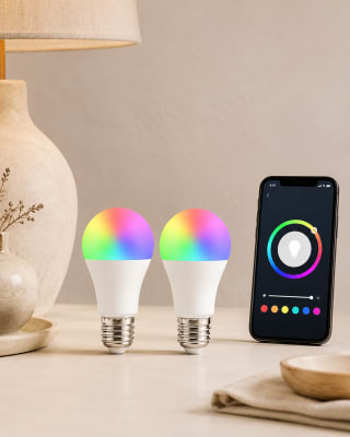 2 Bombillas LED Estándar Smart WiFi E27 10W por 3,99€ en Orion91