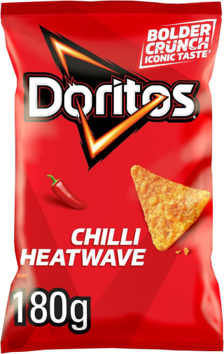 Doritos Chilli Heatwave Tortilla Chips 180g for £3.37 at Amazon