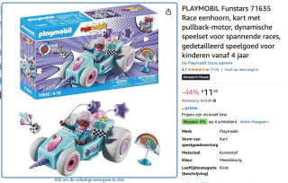 PLAYMOBIL Funstars Race eenhoorn - 71635 voor €€11,29 bij Amazon