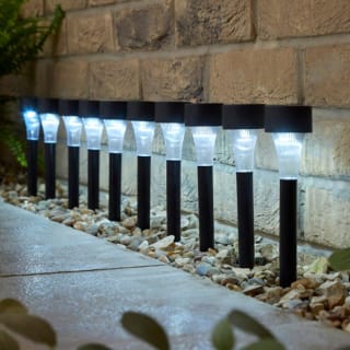 Pack of 10 Solar Plastic Stake Lights for £3 at Dunelm