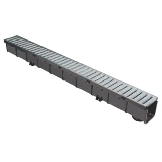 Lot de 3 caniveaux à grille gris galvanisé A15 pour 19,90€ chez Brico Dépôt
