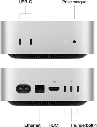 Apple Mac Mini M4 (16 Go, 256 Go) pour 699€ chez Amazon