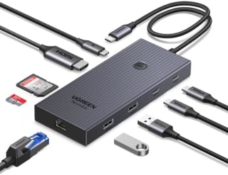 UGREEN Revodok Pro 9 in 1 USB C Hub voor €25,62 bij Amazon