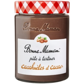 Pâte à Tartiner Cacahuètes et Cacao BONNE MAMAN (350 g) pour 3,79€ chez Carrefour