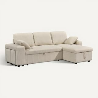 Canapé d'angle convertible méridienne réversible YUZU à 499,99€