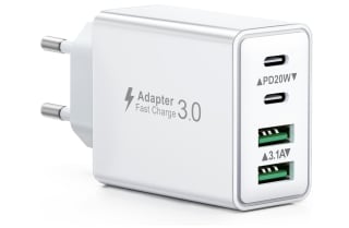 Cargador LumFocus USB-C 40W Rápido por 8,99€