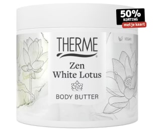 50% korting op Therme Zen White Lotus Bodybutter (225 g) bij Kruidvat