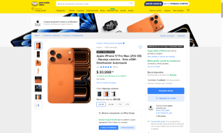 iPhone 17 Pro Max 256GB por $23,249 | Mercado Libre (Santander 3 MSI)