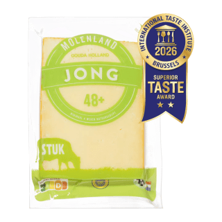 Molenland Goudse kaas jong 48+ 980 g voor €5,95 bij Aldi