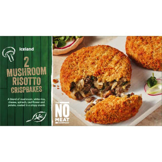 Iceland 2 Mushroom Risotto Crispbakes 240g for £1.25 at Iceland
