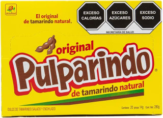 De La Rosa Pulparindo Original 14 g (20 piezas) por $39.10 en Amazon