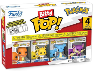 Pokémon Funko Bitty Pop! 4-Pack: Charmander / Jolteon / Lapras / Rattata voor €4,98
