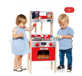 Moltó Mi Primera Cocina de madera por 39.99€.