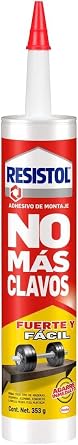 Resistol No Más Clavos Fuerte y Fácil 353g por $71 en Amazon
