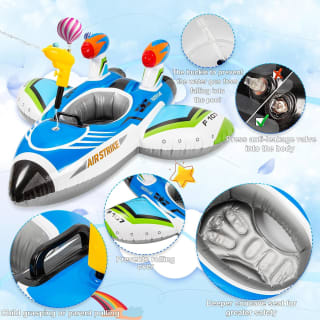 Flotador piscina infantil (avión) por 11,99€ en Amazon