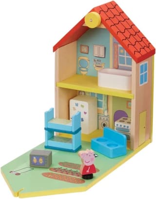 Peppa Pig houten poppenhuis inclusief Peppa en meubels voor €18,94 bij Bol