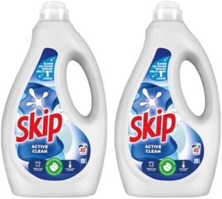 Skip Active Clean 2x40 lavages pour 13,52€ chez Amazon