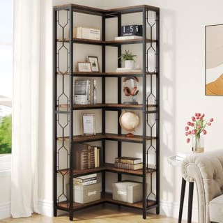 Tribesigns Bibliothèque d'angle 7 niveaux (60×60×200 cm) pour 65,99€ chez Amazon