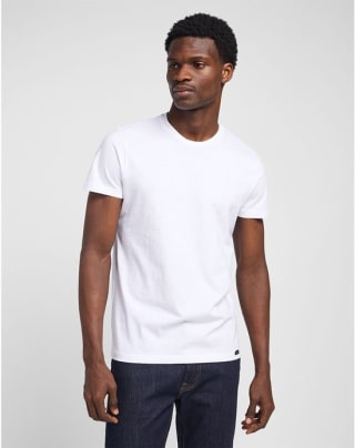 Lee Twin Pack Crew Slim heren T-shirt (2-pack) voor €11,90 bij Bol