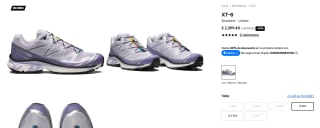 Tenis XT-6 Salomon Sneakers Unisex por $2,399