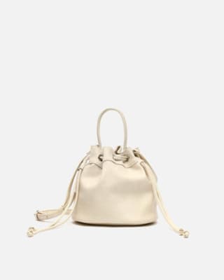 Bolso bucket bandolera beige por 9€
