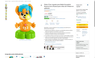 Juguete Fisher-Price Zorro Musical por $273 | Oferta Amazon