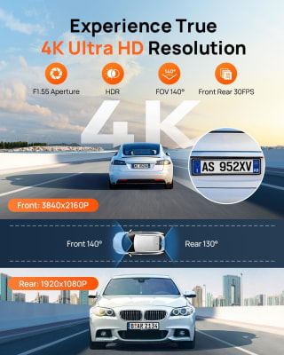 70mai A800SE dashcam (voor & achter) voor €139,99 bij Amazon